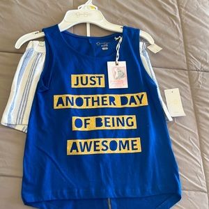 NWT Jessica Simpson Nautical Blue Short Set